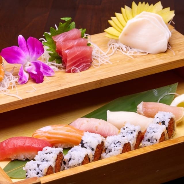 Sushi and Sashimi Combo.